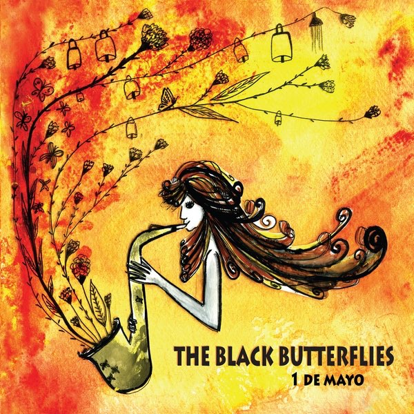 Album Cover - The Black Butterflies - 1 de mayo - Mercedes Figueras